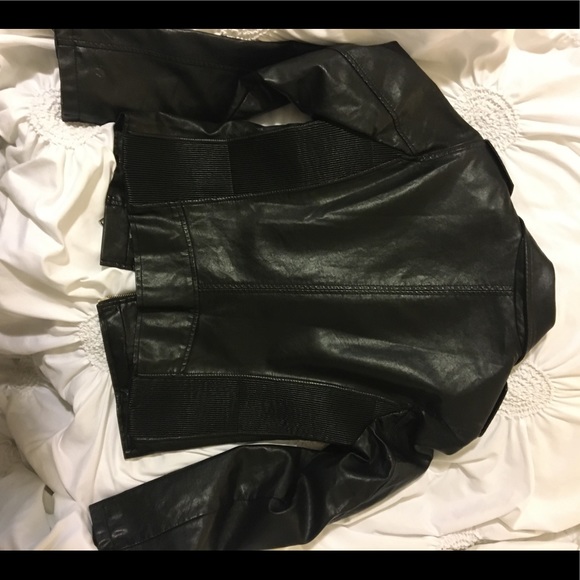 Modcloth Faux leather moto motorcycle jacket - Picture 3 of 4